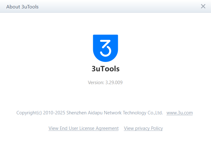 3uTools 3.29.009